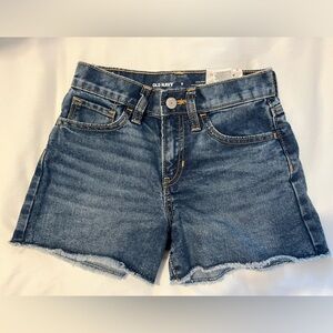 Old Navy Girls High Rise Adjustable Jean Shorts